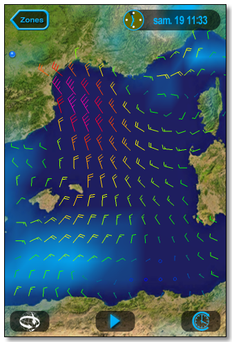 GRIB Weather File for Safe Sailing at Sea